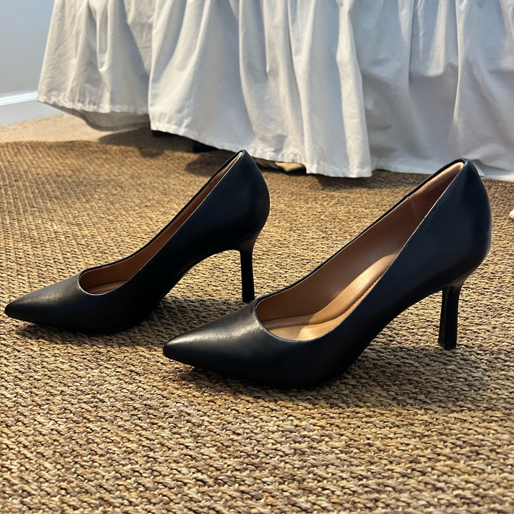 Sleek Black Women's Heels